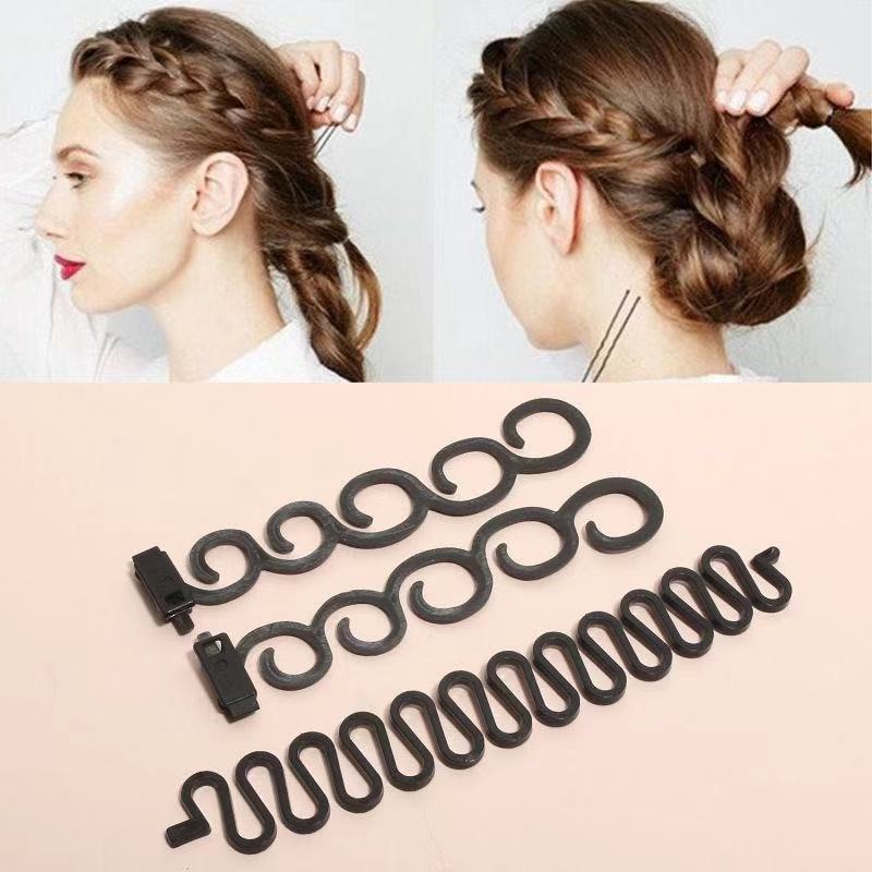 7PCS/Set Magic Donut Bun Maker DIY Hair Accessories Braid Styling Hairpins Barrettes Twist Hair Clips Hairstyle Braiding Tools