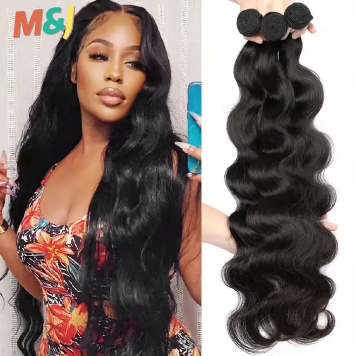 10A Human Hair Weaves Bundles Straight Bundles Body Wave Bundles Brazilian Hair Wigs 3 Bundles Hair Extensions