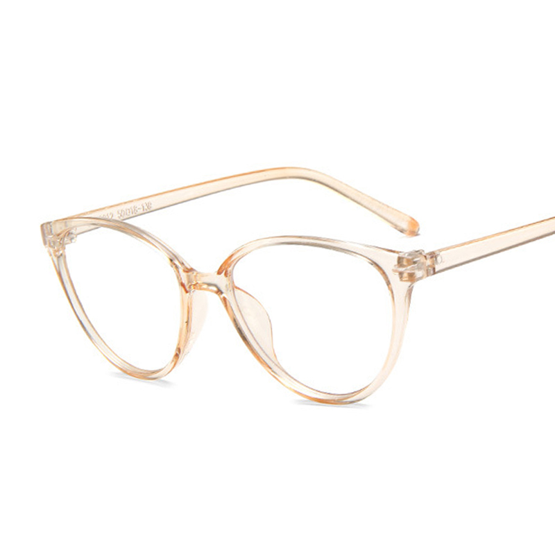 Vintage Cat Eye Glasses  Anti Blue Light Glasses Frame Lens Women Eyeglasses Men Transparent Eyewear Frames