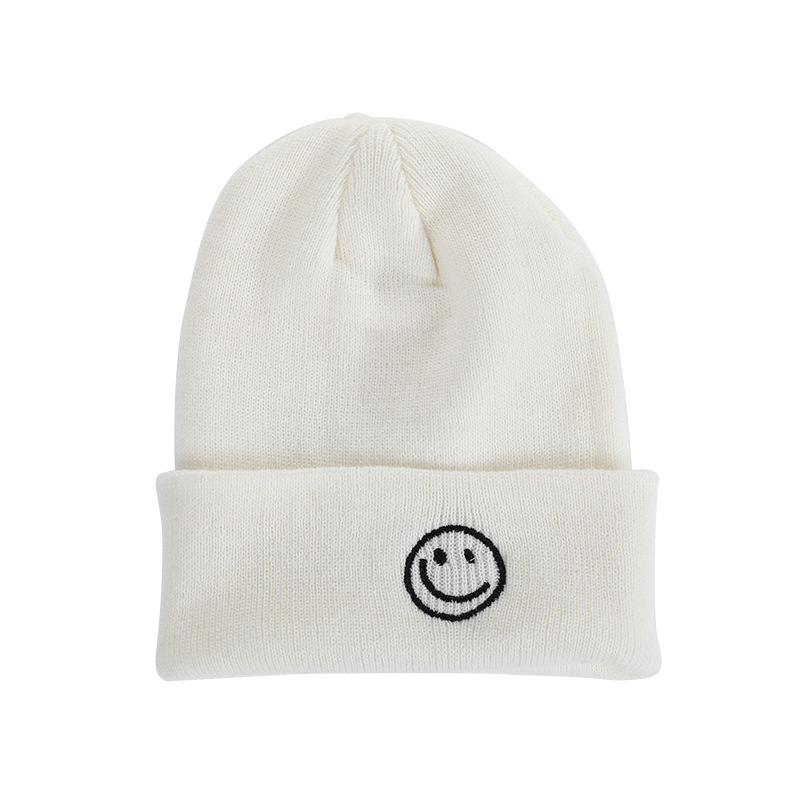 New Hats Smile Crochet knitting Beanie Hat For Women Men Children Girls And Boys Candy Color Kids Warm Caps