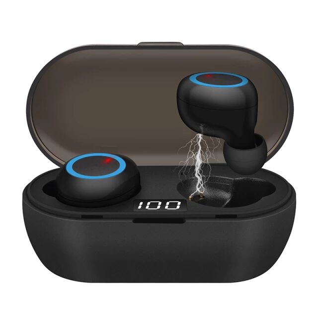 New Y50Pro Bluetooth Earphones TWS LED Display Wireless In-ear Earbuds Handfree HiFI Stereo Sport Earpods Music Earphones