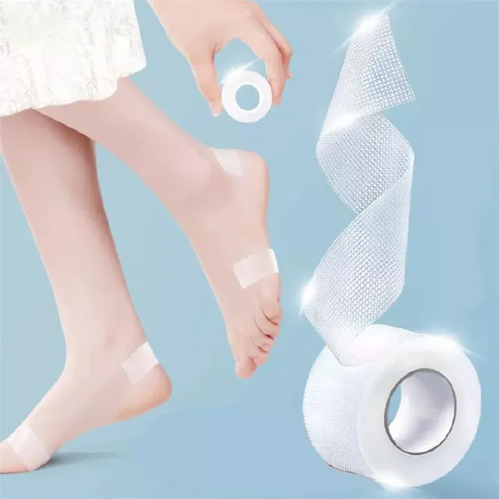 1Roll Transparent Multi-functional Bandage Foot Heel Patch Medical Rubber Plaster Elastic Tape Foot Skin Care Tool Health Care