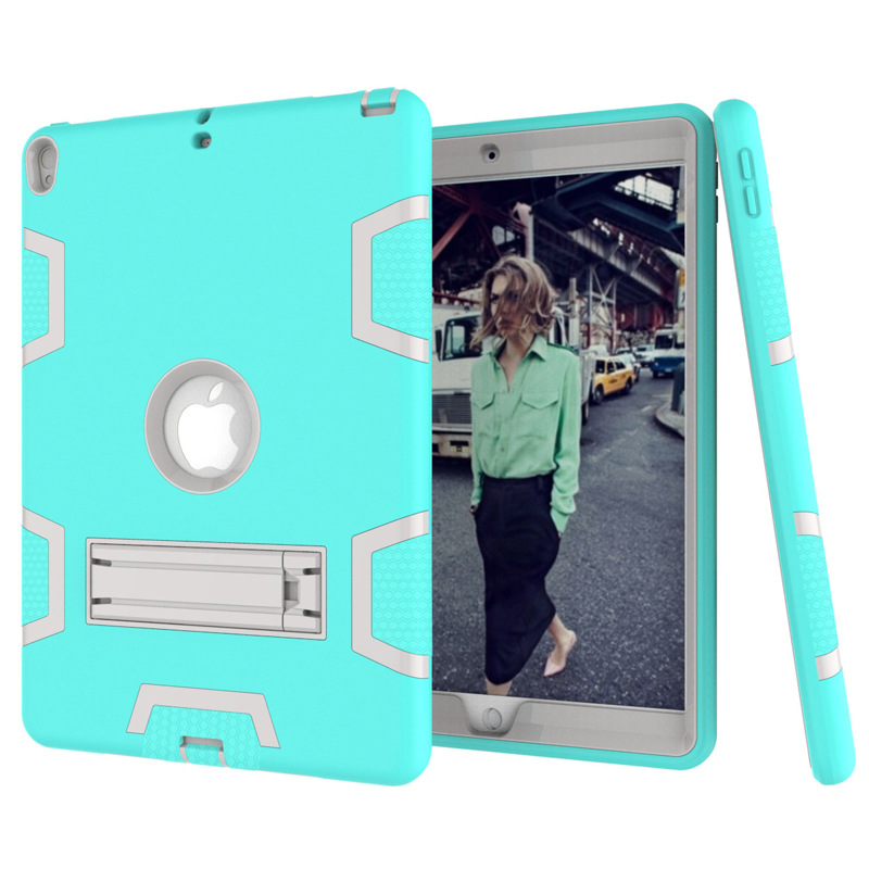 New iPad Case iPad Pro Cases High Impact Resistant Hybrid 3 Layers Cover Heavy Duty Defender 360 Full Body Protect Cases