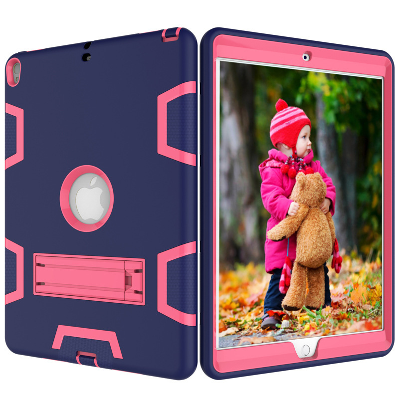 New iPad Case iPad Pro Cases High Impact Resistant Hybrid 3 Layers Cover Heavy Duty Defender 360 Full Body Protect Cases