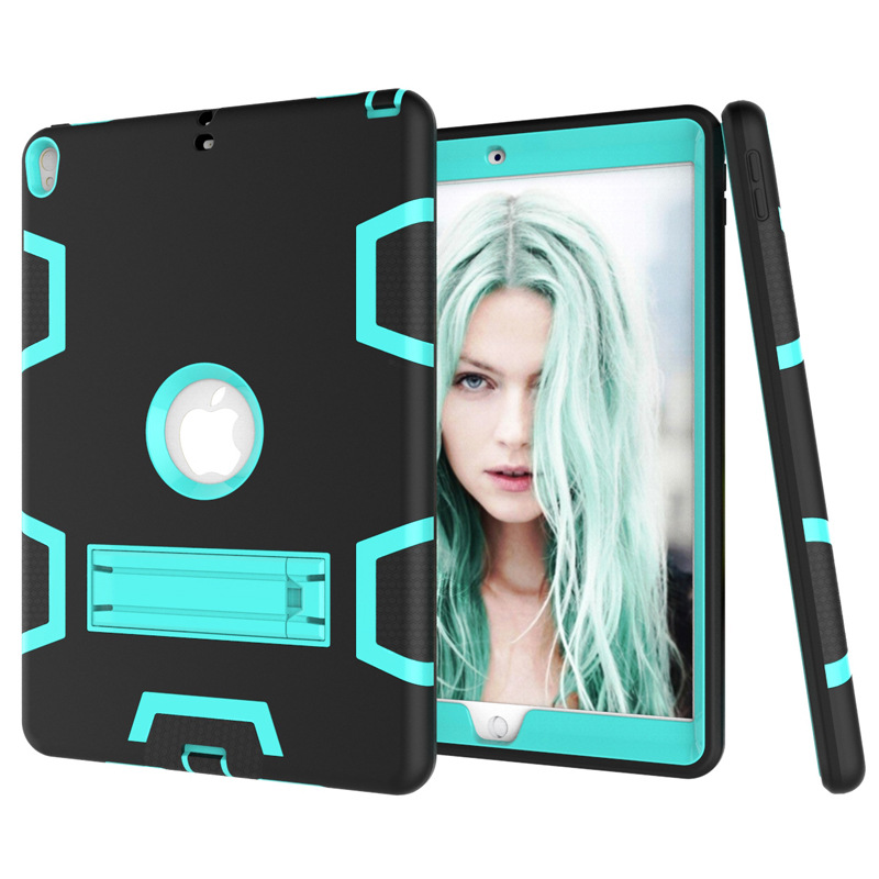 New iPad Case iPad Pro Cases High Impact Resistant Hybrid 3 Layers Cover Heavy Duty Defender 360 Full Body Protect Cases
