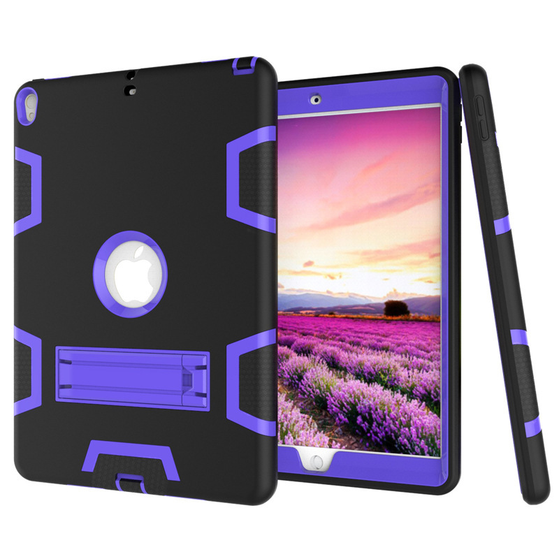 New iPad Case iPad Pro Cases High Impact Resistant Hybrid 3 Layers Cover Heavy Duty Defender 360 Full Body Protect Cases