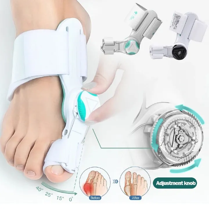 Bunion Splint Toe Brace Straightener Corrector Adjustable Knob Hallux Valgus Correction Orthopedic Supplies Pedicure Foot Care Health Care