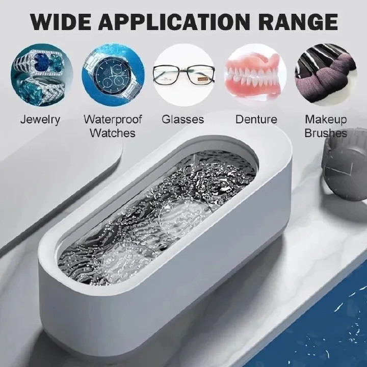 Ultrasonic Cleaning Machine Vibration Wash Cleaner Washing Jewelry Glasses Watch Washing Ring Shaver Cleaning Tools