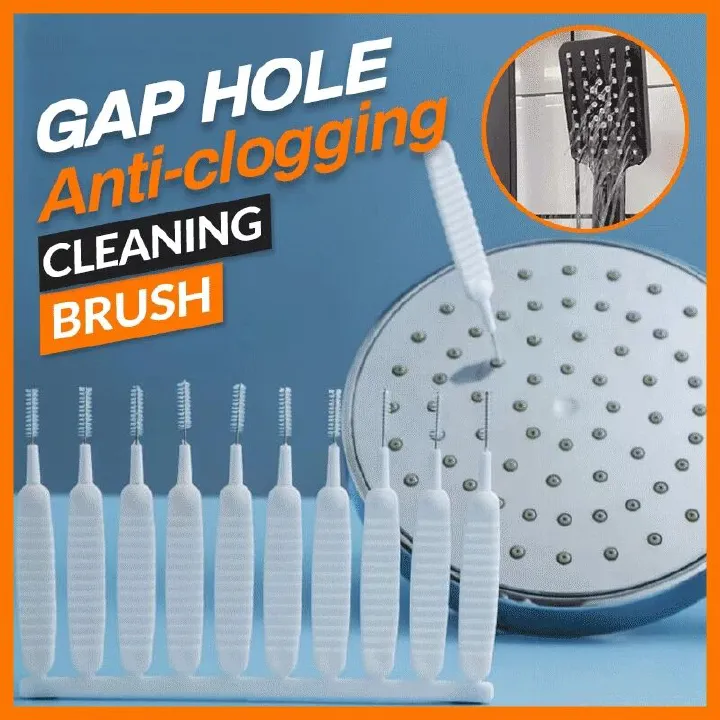 10PCS Shower Head Cleaning Brush Washing Anti-clogging Small Brush Pore Gap Cleaning Brush Toilet Phone Hole Household Cleaning Tools