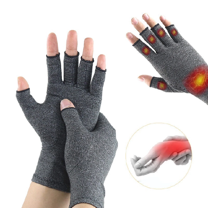 1Pair Arthritis Gloves Touch Screen Gloves Anti Arthritis Therapy Compression Gloves and Ache Pain Joint Relief Warm