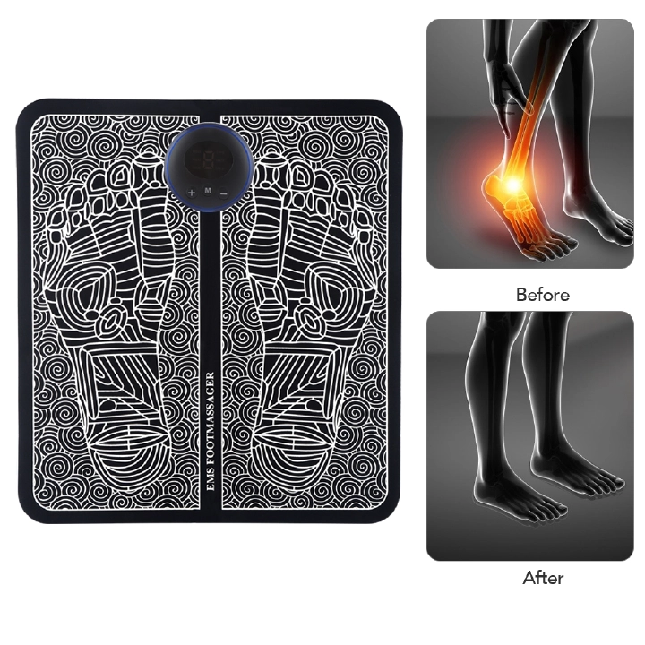 New EMS Foot Massager Mat Massageador Pes Muscular Electric Pain Reduce Foot Care Massage Health Care Relaxation Terapia Fisica Massage