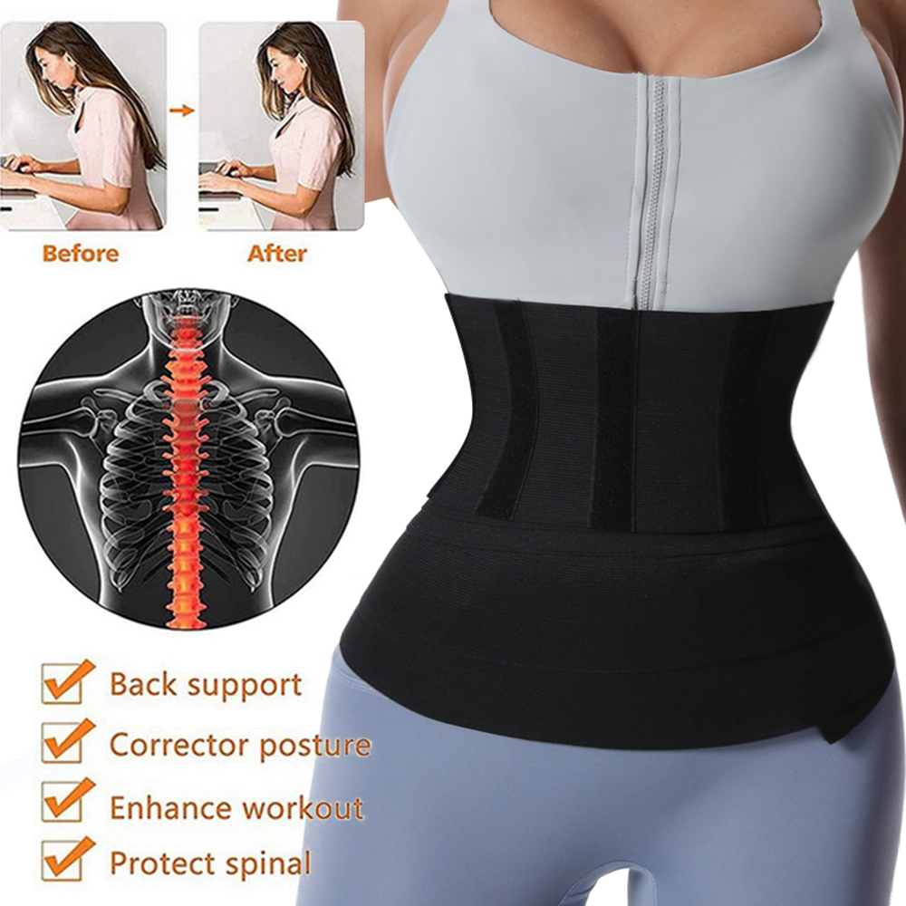 New Arrivals Waist Trainer Bandage Wrap Shaperwear Belt Women Slimming Tummy Belt Corsets Stretch Bands Body Shaper Snatch me up