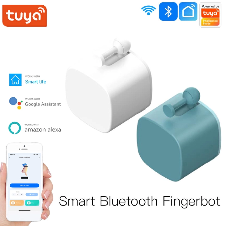 Smart Switch Button Pusher Smart Finger Robot Bluetooth Fingerbot Tuya Smart Life App Timer Control Add Hub Smart Home Accessories Alexa Google Home