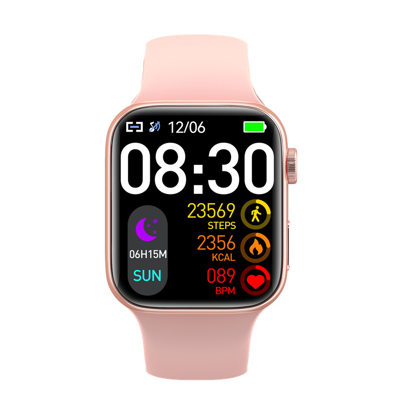 New T900 Pro Max Smartwatch Watch 8 Bluetooth Call Heart Rate Blood Pressure Monitor Smart Watch Sports Fitness Bracelet For Smart Phones PinkPink