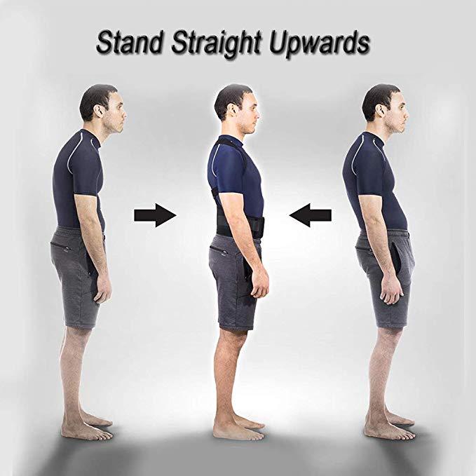 Adjustable Magnetic Therapy Posture Corrector Brace Shoulder Back Support Belt