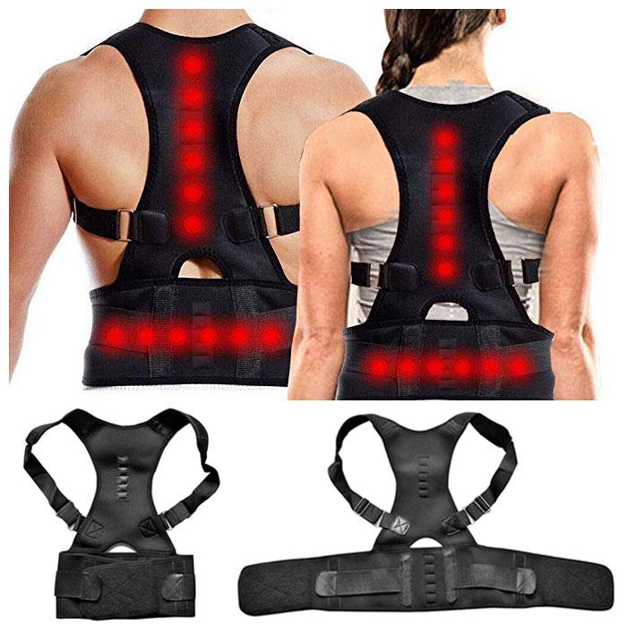 Adjustable Magnetic Therapy Posture Corrector Brace Shoulder Back Support Belt