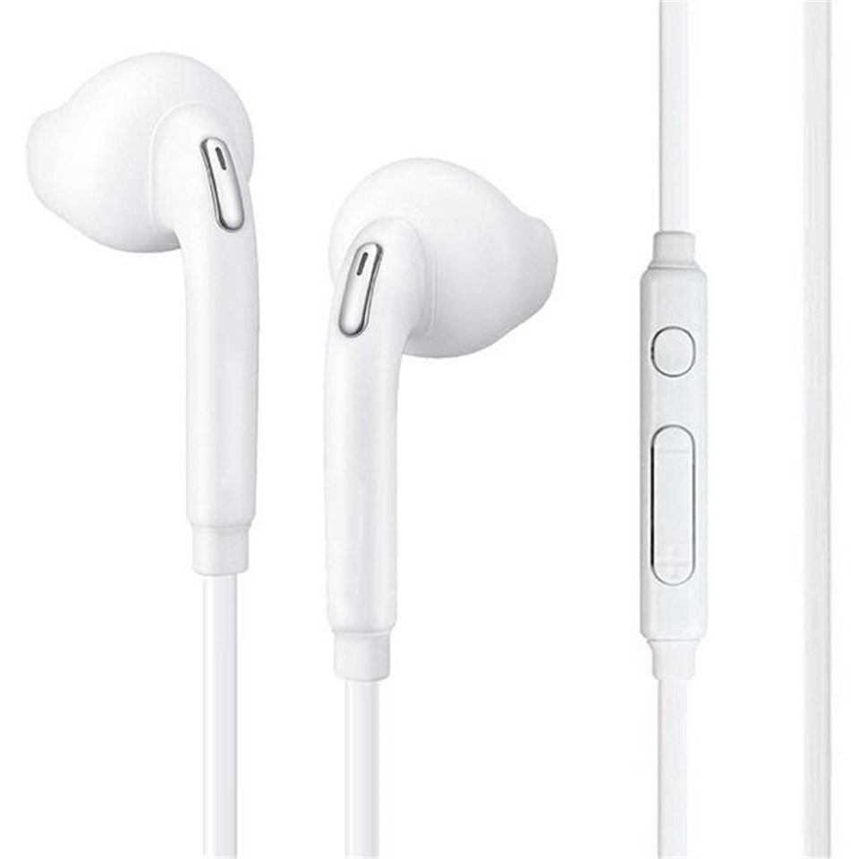 3.5mm Wired Stereo In-Ear Earbuds Headphones w Mic for Samsung Cell Phone