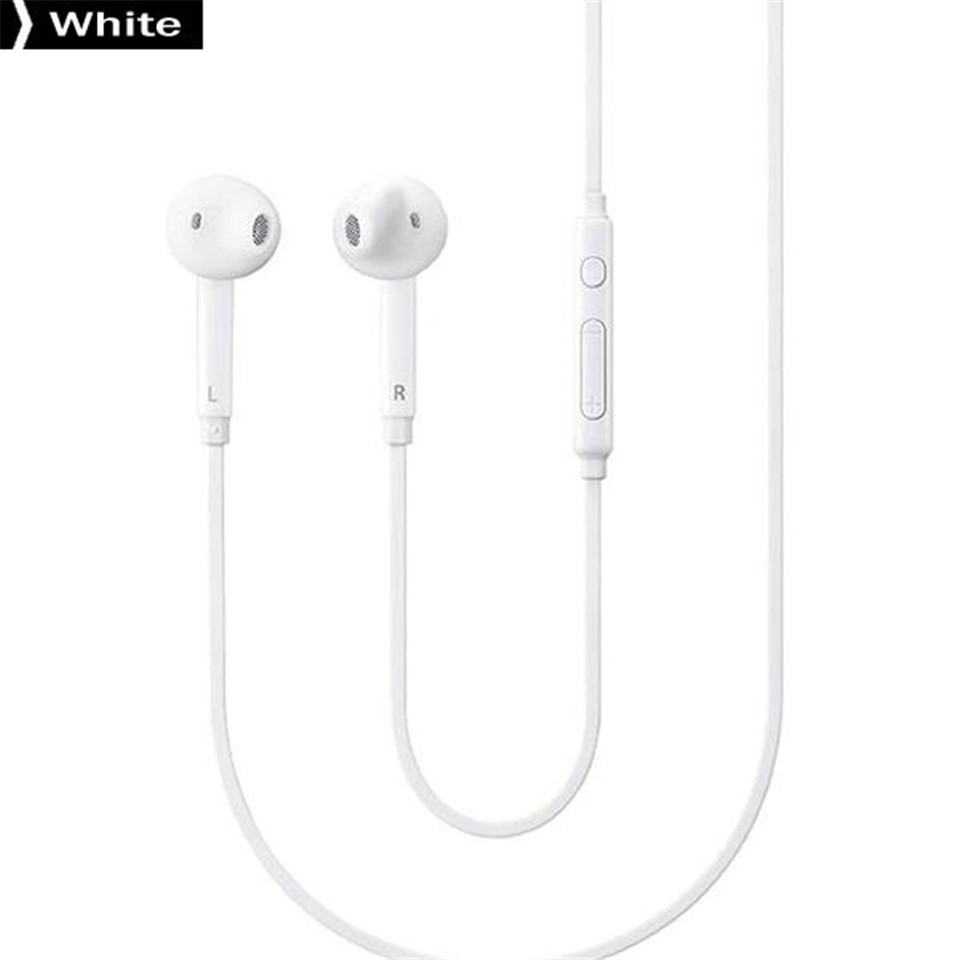 3.5mm Wired Stereo In-Ear Earbuds Headphones w Mic for Samsung Cell Phone