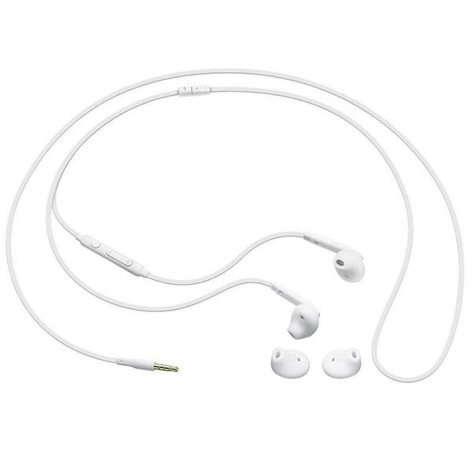 3.5mm Wired Stereo In-Ear Earbuds Headphones w Mic for Samsung Cell Phone