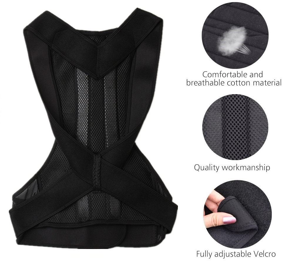 Back Brace Posture Corrector for Women and Men for Improve Posture Provide and Back Pain Relief