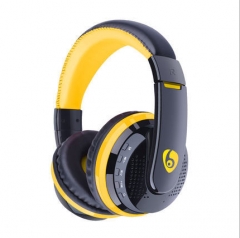 KiliFun Collection OVLENG Brand MX666 HIFI Wireless Bluetooth Headphone FM Stereo Bass Beats MP3 yellow