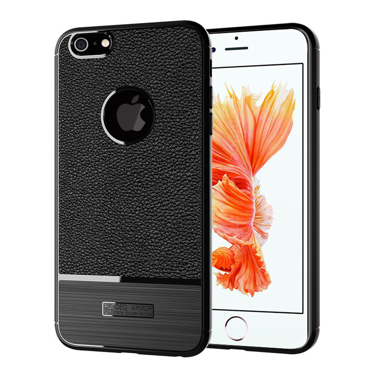 KiliFun Collection Soft Shockproof Ultra Thin Litchi Hybrid tpu case cover for Iphone 6s