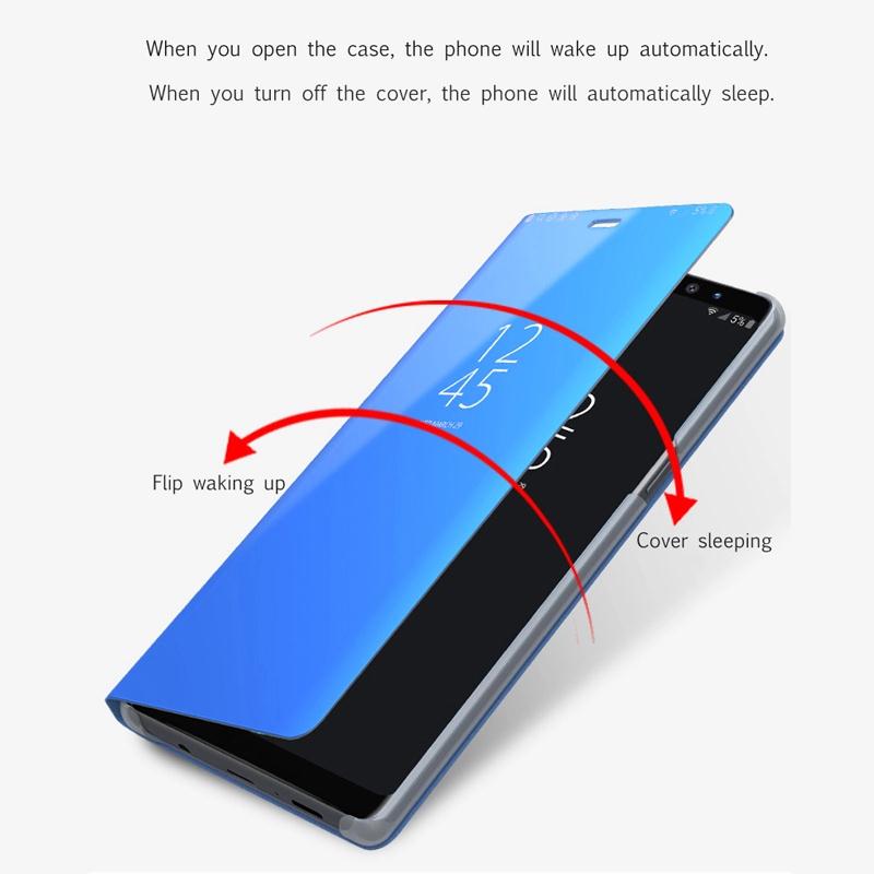 KiliFun Collection Samsung Galaxy S20 Plus Cover Smart Flip cover for Samsung Mirror Case
