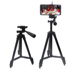 KiliFun Collection Mobile Live Bracket Portable Tripod Selfie Telescopic Bracket Black 33.5-110cm