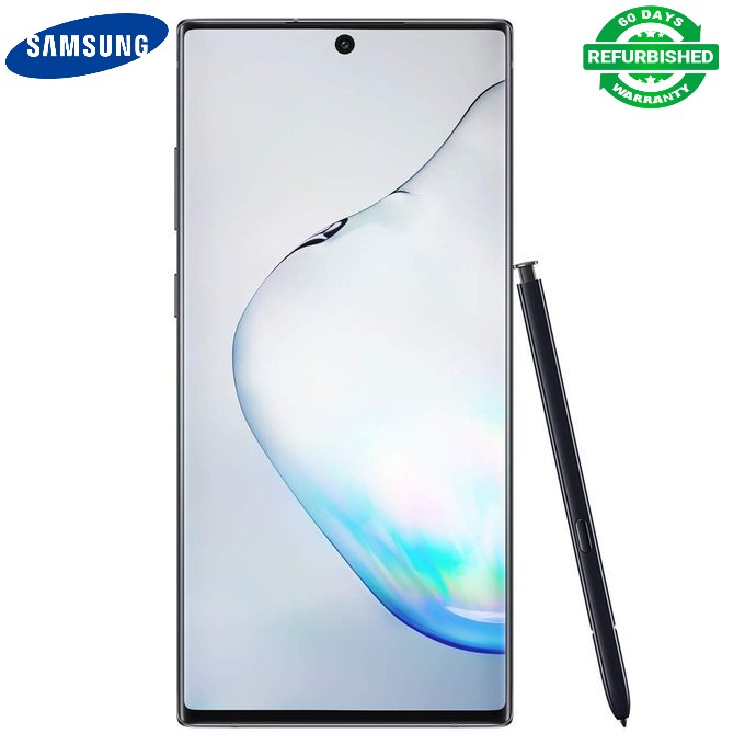 Refurbished Samsung Note 10 plus Smart Phone 6.8 inch 4300mAh 256+12GB Single SIM Unlock 4G LTE Clean Phone