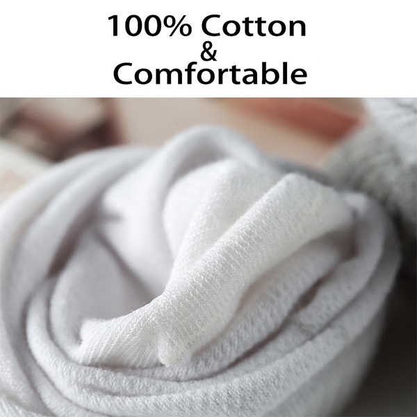 10 Pairs One Size Unisex Cotton Low Cut Socks Breathable Ankle Socks shoes men women