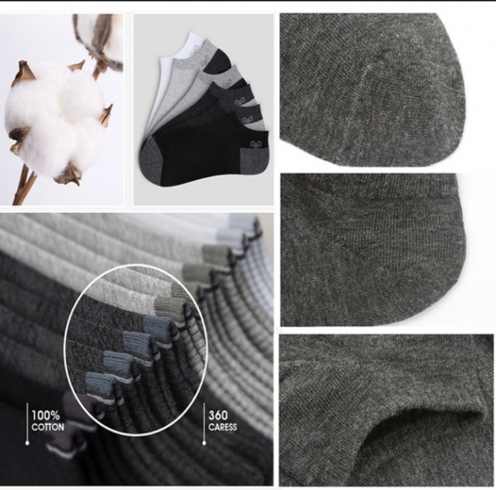 10 Pairs One Size Unisex Cotton Low Cut Socks Breathable Ankle Socks shoes men women