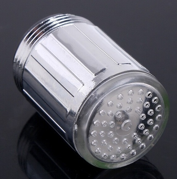 New LED Light kitchen Water Shower Spraying Head Faucet Bathroom