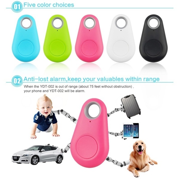 Pet Mini Gps Smart Bluetooth GPS Tracker Alarm Mini Gps Tracker for Dogs No Battery