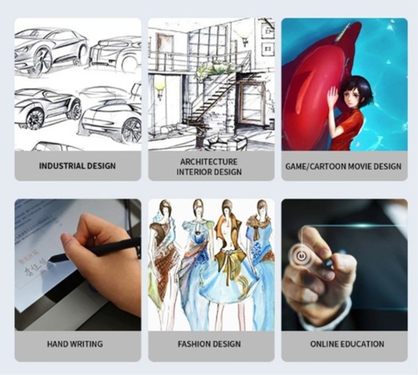 Graphics Drawing Tablet Board 6x3.7" Ultra-thin Creative Draw Digital Plate for Android Phones