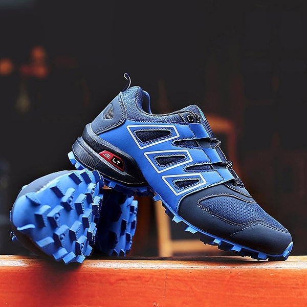 Mens Skid Resistant Hiking Shoes Waterproof Mountain Boots Climbing Shoes Outdoors