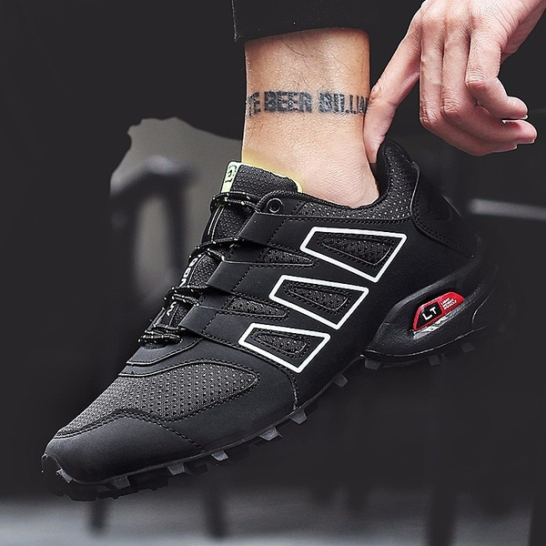 Mens Skid Resistant Hiking Shoes Waterproof Mountain Boots Climbing Shoes Outdoors