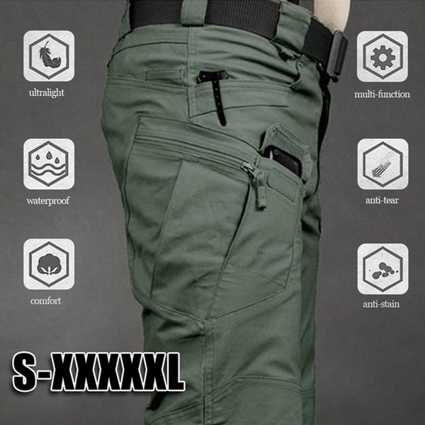 IX7 Tactical Men Pants Combat Trousers SWAT  Military Pants Men Cargo Pants for Men Military Style