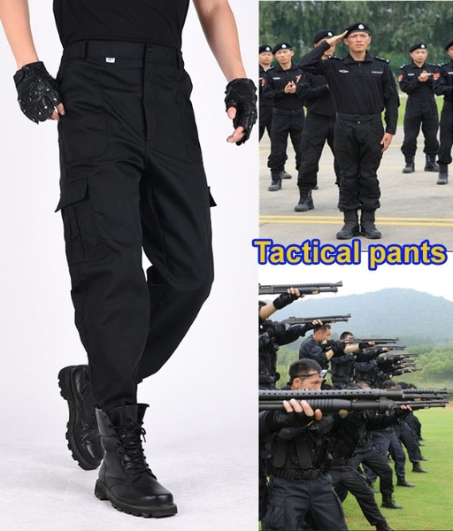 Men&apos;s Outdoor Sports Trekking Pants Tactical Military Sweatpants Fighting Multi-pocket Pants