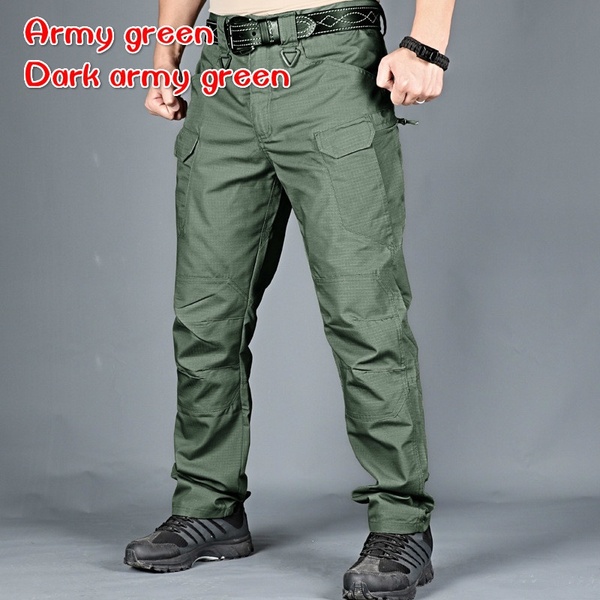 Men&apos;s Outdoor Sports Trekking Pants Tactical Military Sweatpants Fighting Multi-pocket Pants