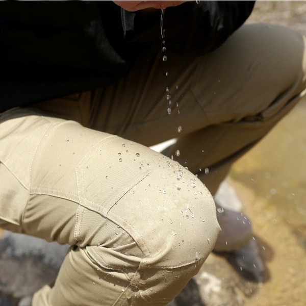 Men&apos;s Outdoor Sports Trekking Pants Tactical Military Sweatpants Fighting Multi-pocket Pants