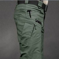 Men&apos;s Outdoor Sports Trekking Pants Tactical Military Sweatpants Fighting Multi-pocket Pants