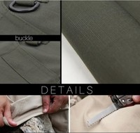 Men&apos;s Outdoor Sports Trekking Pants Tactical Military Sweatpants Fighting Multi-pocket Pants