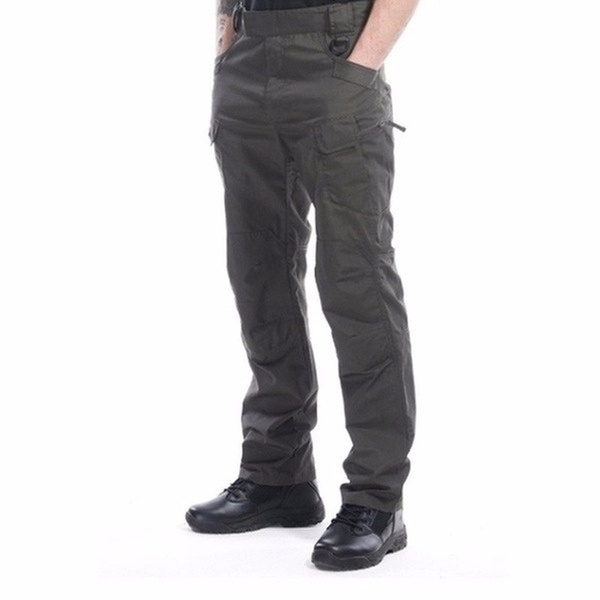 Men&apos;s Outdoor Sports Trekking Pants Tactical Military Sweatpants Fighting Multi-pocket Pants