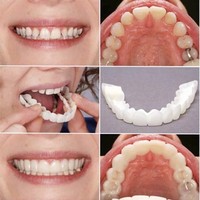 Oral Care Silicone Orthodontic  Dentures Are Suitable for Covering Cosmetic Comfort Whitening Teeth