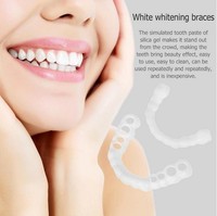 HOT New reusable smile  maxillary teeth  comfort covering instant comfort teeth whitening denture