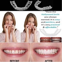 HOT New reusable smile  maxillary teeth  comfort covering instant comfort teeth whitening denture
