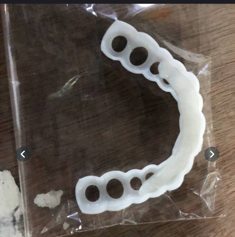 Oral Care Silicone Orthodontic  Dentures Are Suitable for Covering Cosmetic Comfort Whitening Teeth
