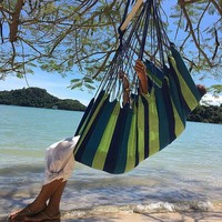 Hanging Chair Hammock Portable Travel Camping Home Bedroom Swing Bed Lazy Chair Collapsible Garden