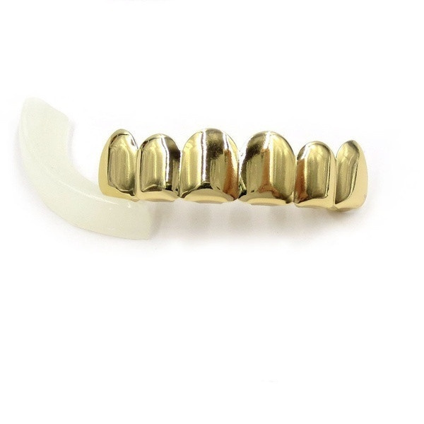 New Hip Hop Teeth Grillz Set Top/Bottom Mouth Teeth Grills Fashion Removable Dental Grills Jewelry