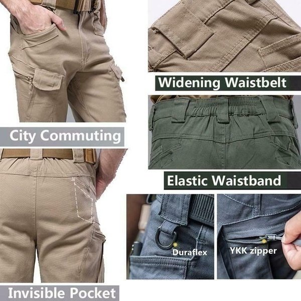 Tactical Military Cargo Pant Outdoor Sports Hiking Pants  Pants Training Overalls Men&apos;s Cotton Pants